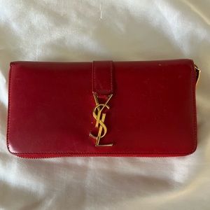 YSL Zip Around Wallet